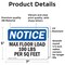 Signmission Max Floor Load 100 Lbs Per Sq Foot, 7 in W x Rectangle, Vinyl Decal OS-2PACK-NS-D-57-L-15925 - alternate 5
